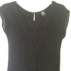 3 for $15 Bobeau Black Gauze Maxi Dress