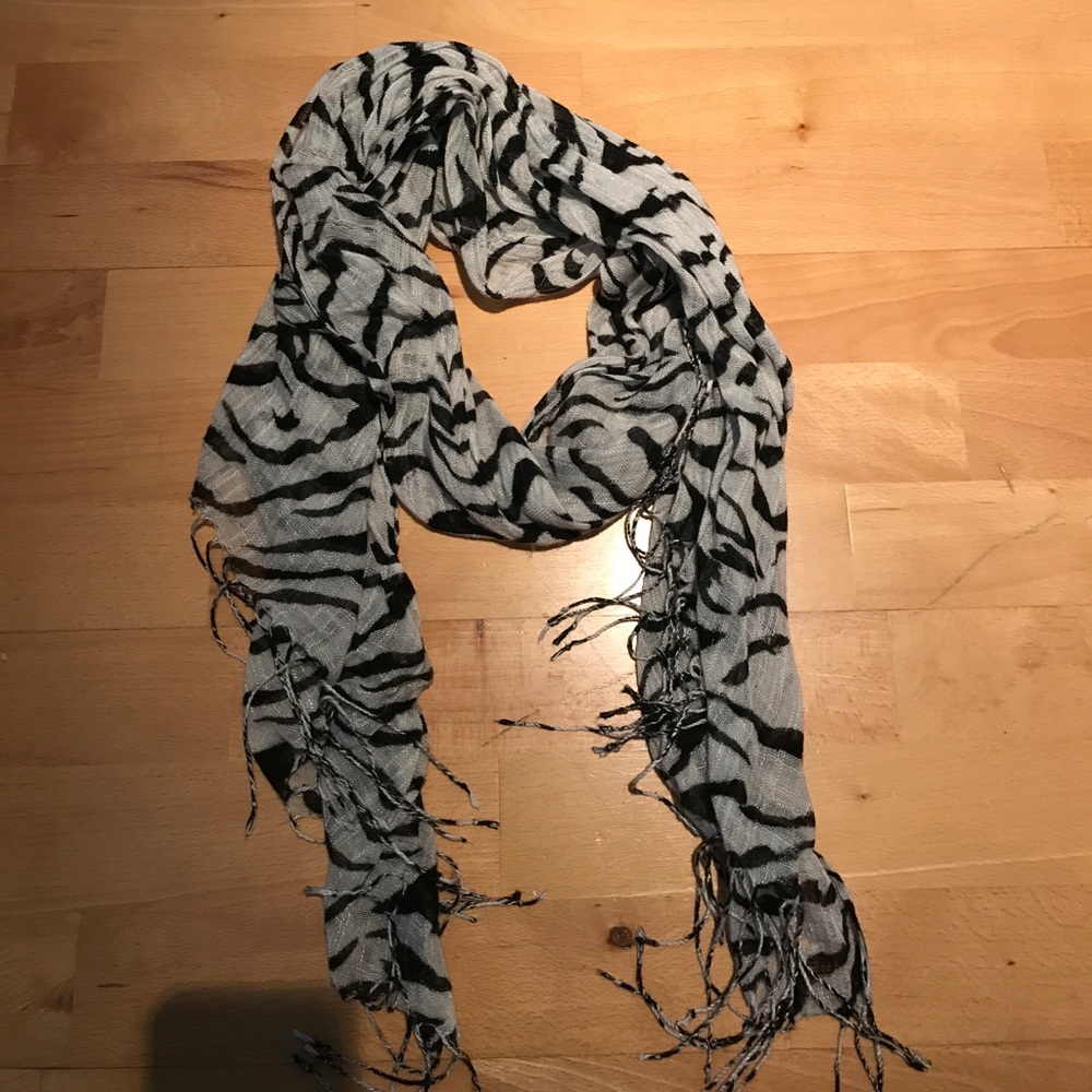 Zebra Print Scarf