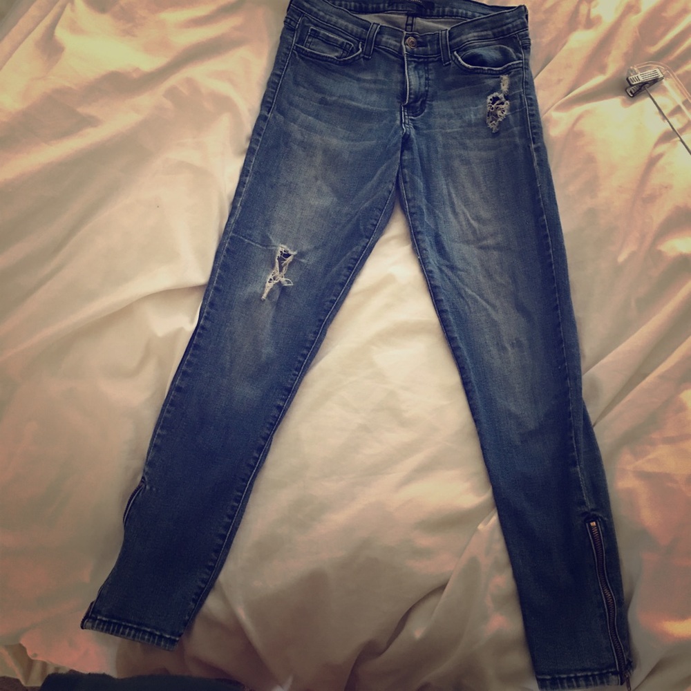Flying monkey skinny jeans