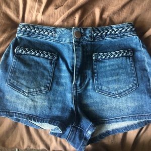 NWOT high rise shorts