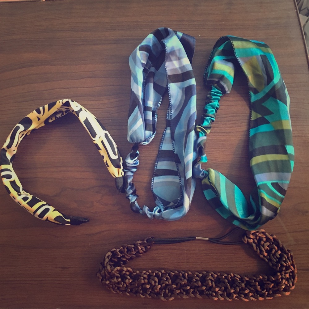 Decorative elastic headbands
