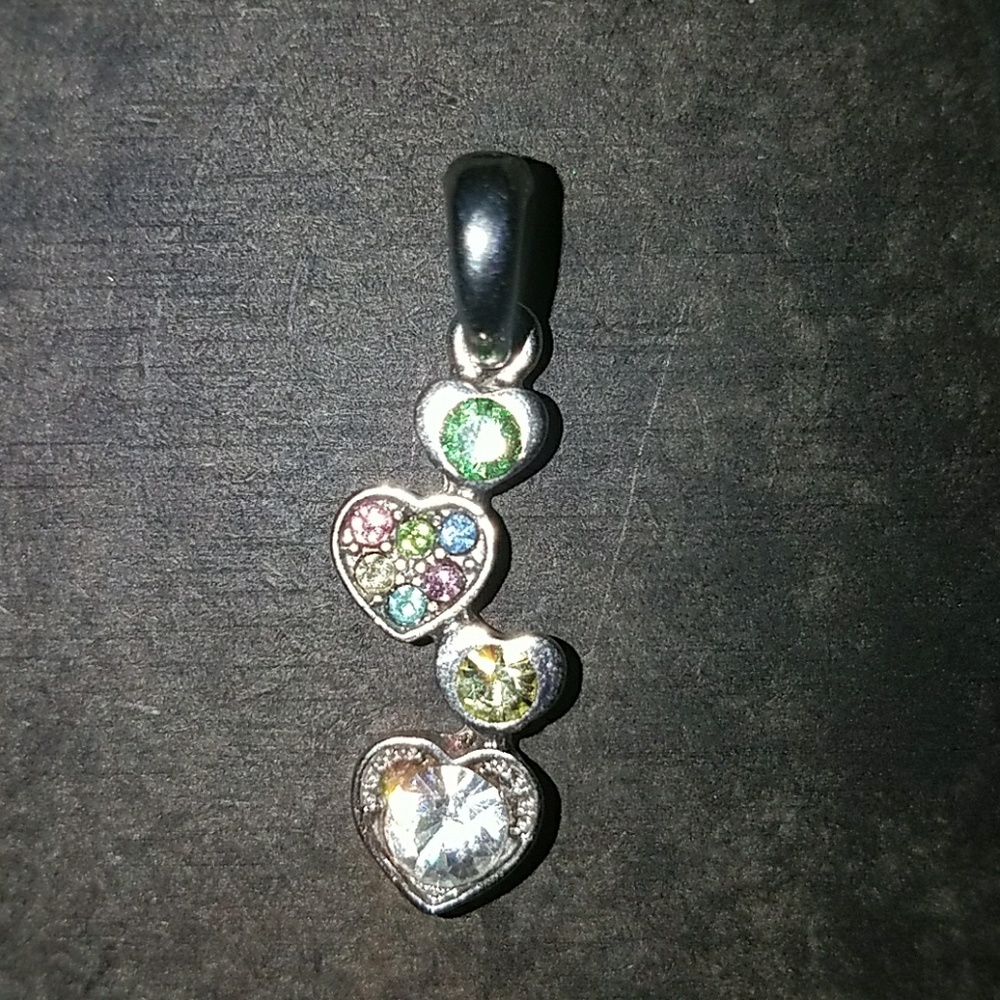Heart necklace charm