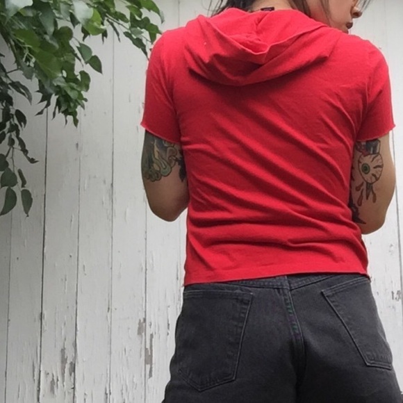 ZIP UP CROP HOODIE - Picture 4 of 4