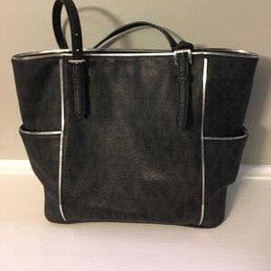 Black MK logo purse