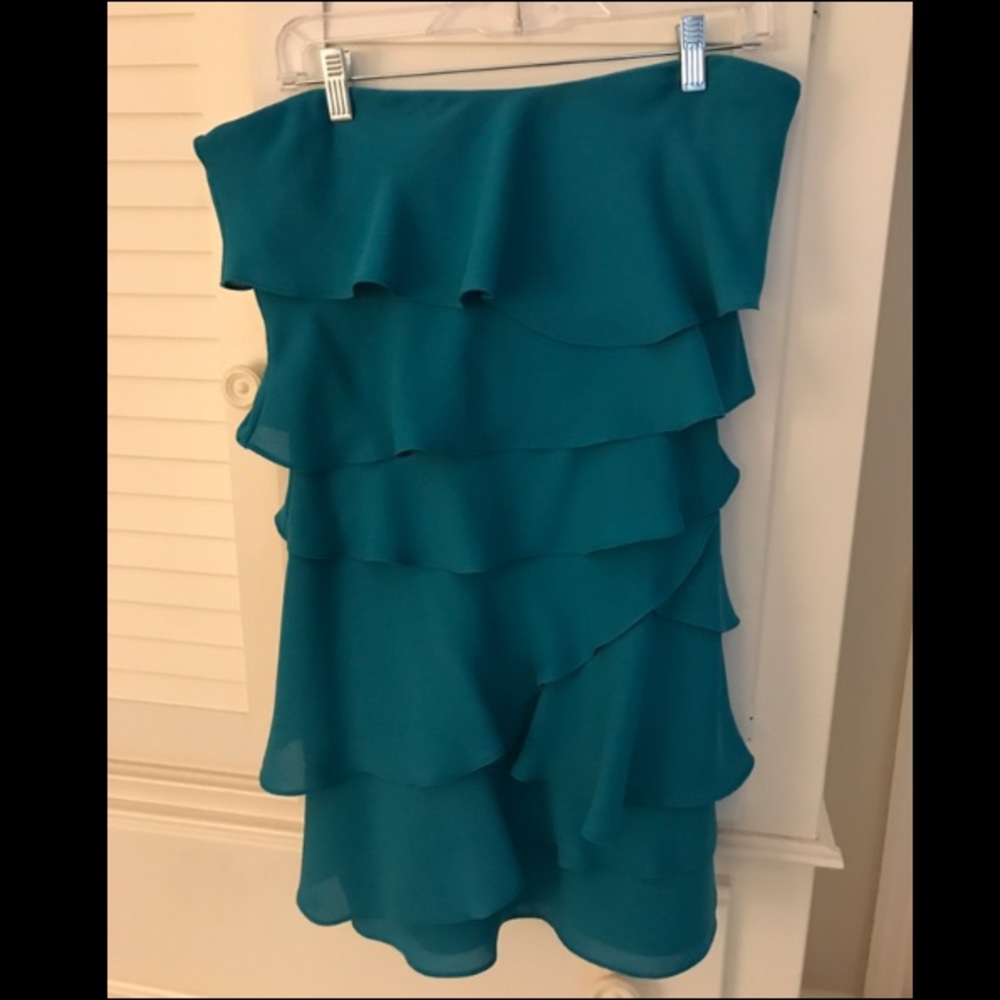 BCBG Maxazria Dress Blue Jade size 8