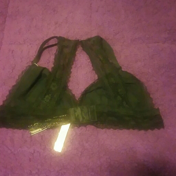 Victorias secret black lace razor back bralet. - Picture 3 of 3