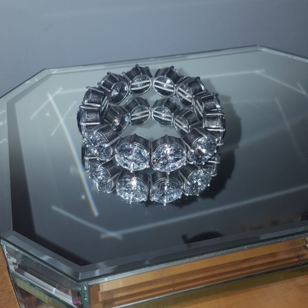 J crew factory crystal stretch bracelet