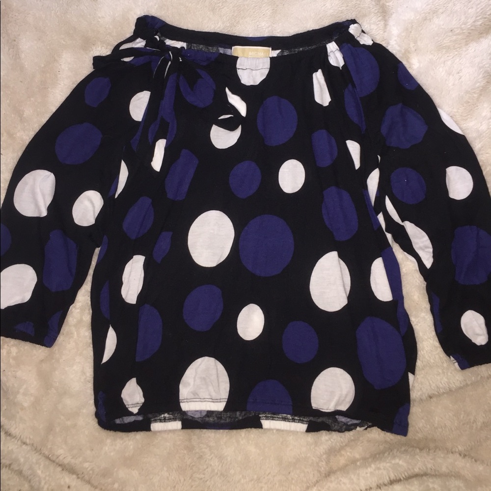 MICHAEL KORS OFF THE SHOULDER TOP