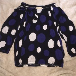 MICHAEL KORS OFF THE SHOULDER TOP