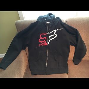 Men's FOX zip up hoodie