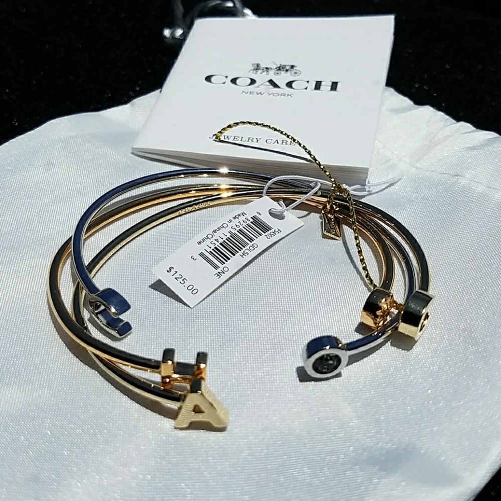 🚫🚫🚫SOLD🚫🚫🚫3 bracelets that spell out coach