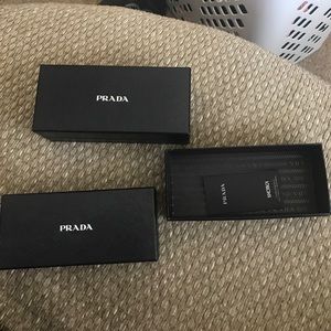 2 Prada Sunglass/Eyeglass Boxes