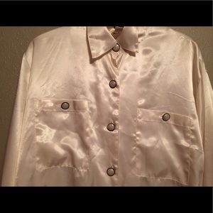 Silk button down shirt  ✨