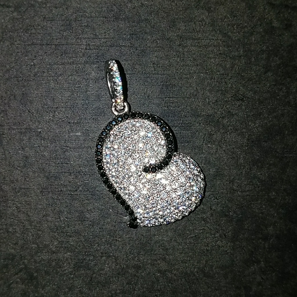 Heart necklace charm