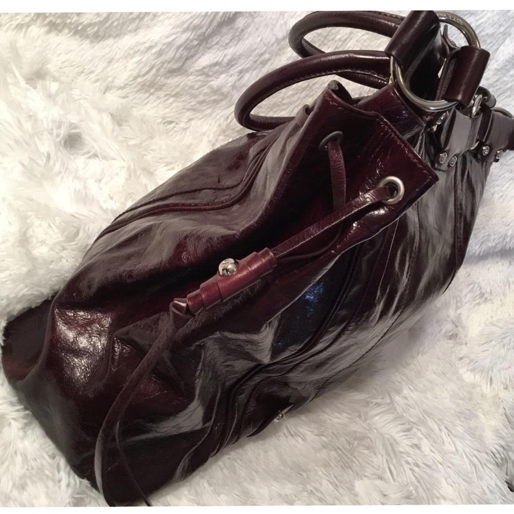 ...Burgundy Leather Tote - Picture 3 of 8