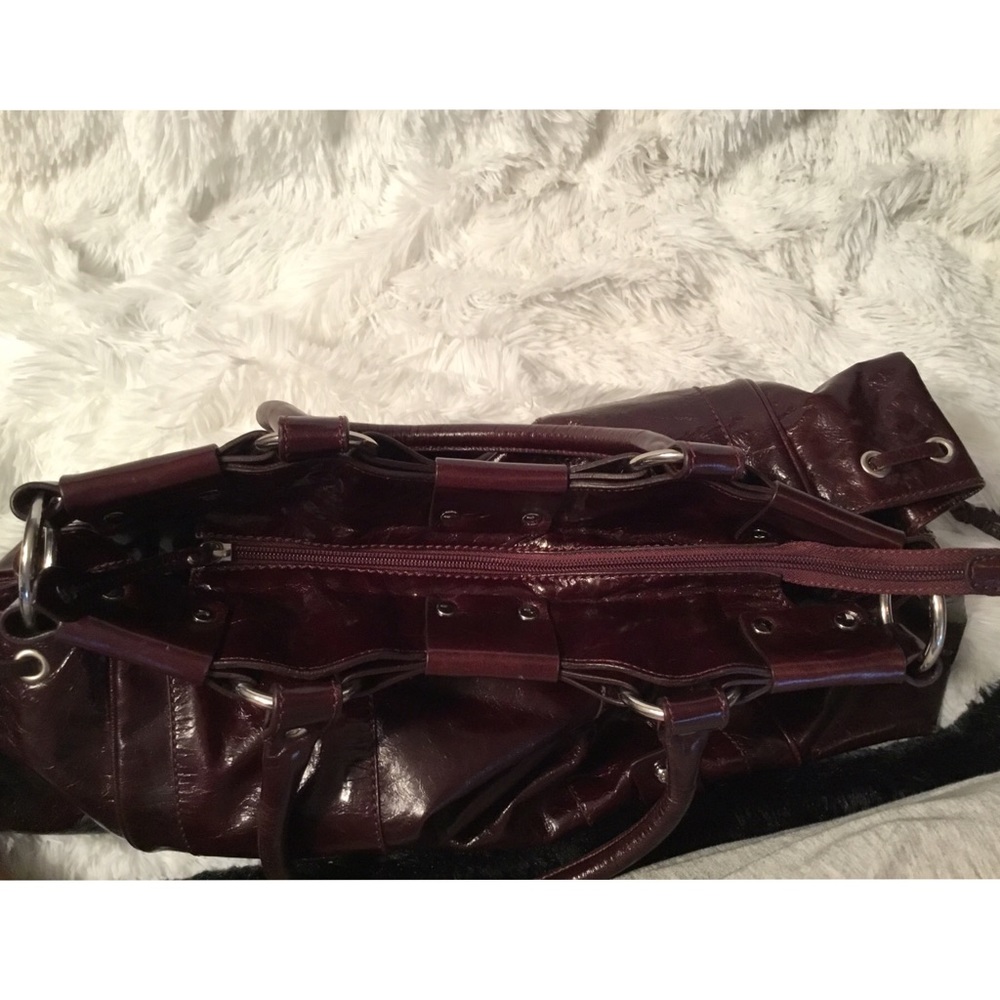 ...Burgundy Leather Tote - Picture 8 of 8