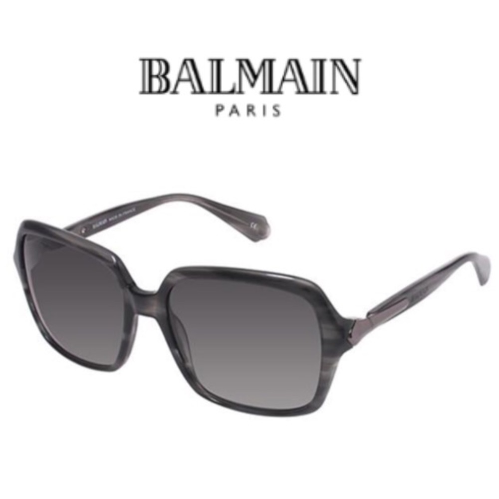 Balmain BL2003 Grey Horn Sunglasses