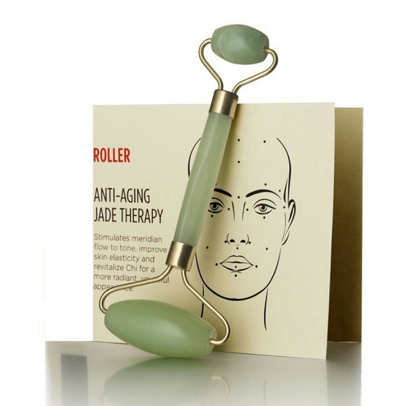 Natural Jade stone facial massager roller. - Picture 2 of 4