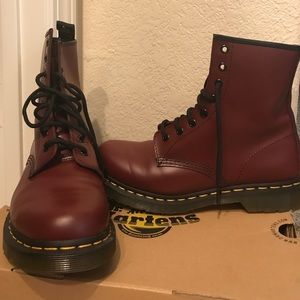 Cherry Red Rogue Dr. Martens