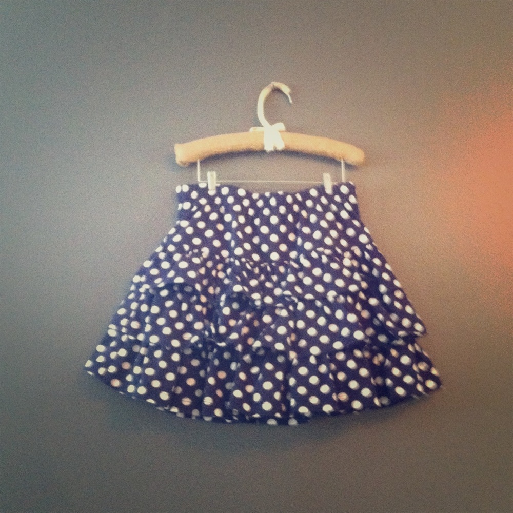 Cute polka dot skirt!!! <3 :)