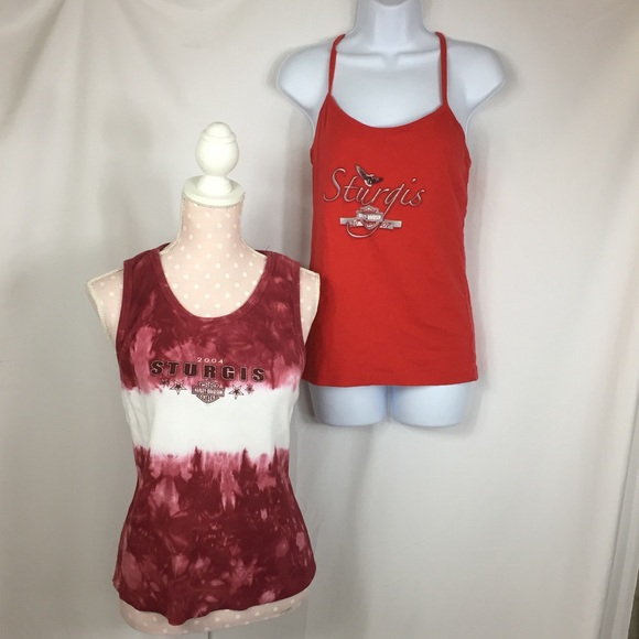 Harley-Davidson Tops - Summer Harley Davidson Tops x 2 Size L