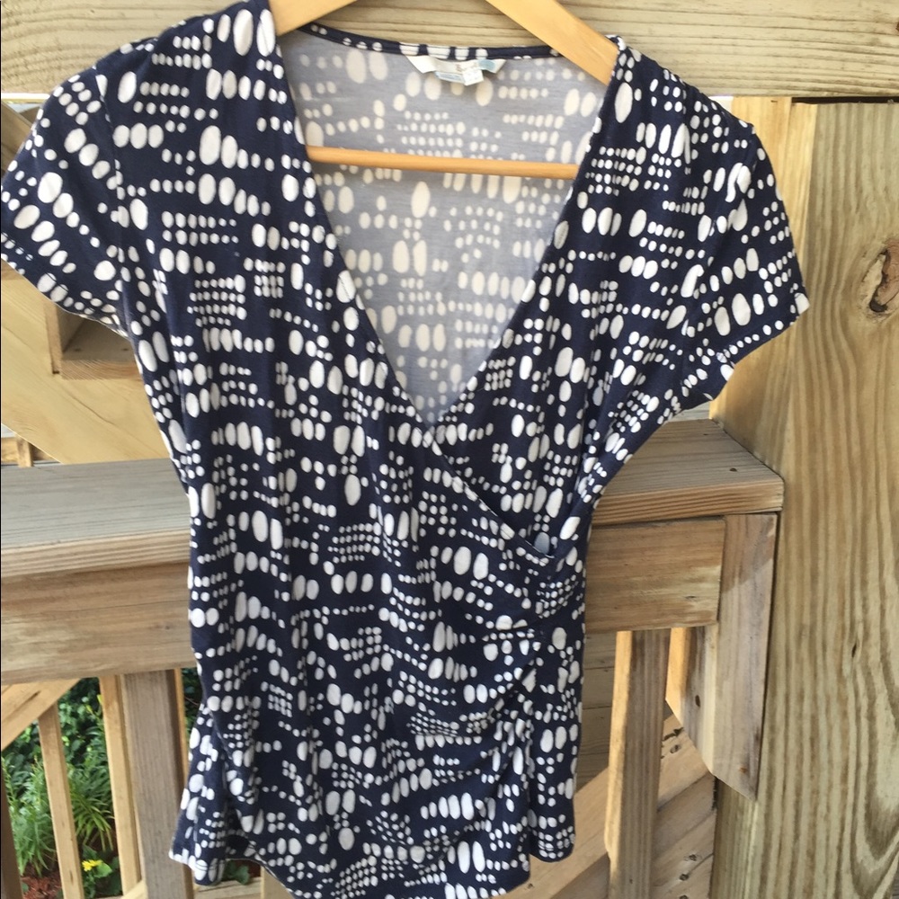 Boden jersey wrap top