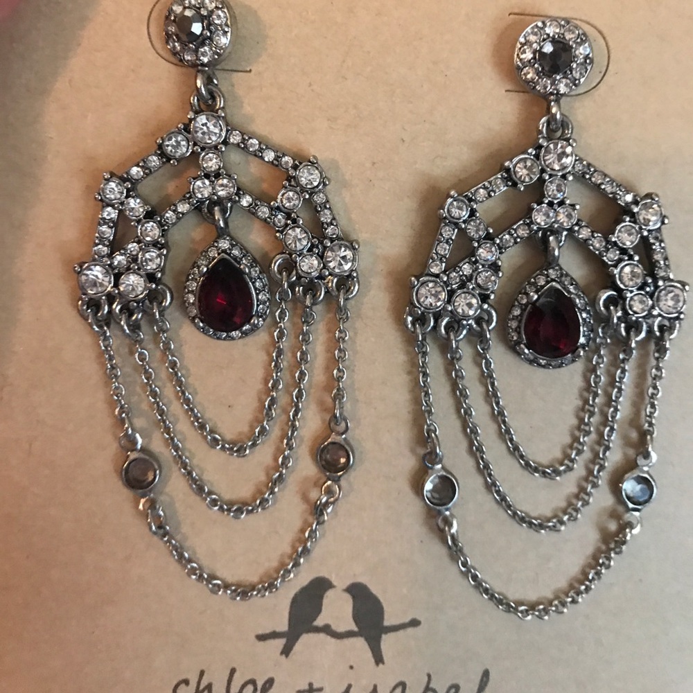 Ethereal chandelier statement earrings