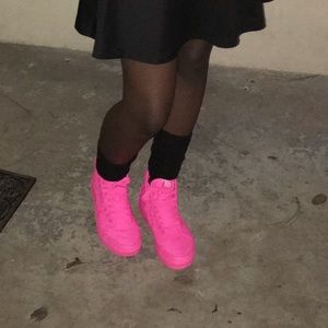 All pink VANS