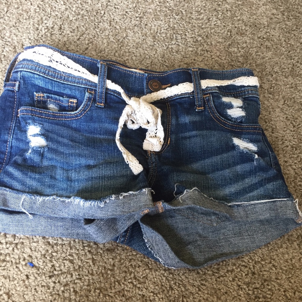 Denim shorts