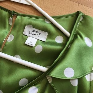 Ann Taylor 100% silk fit and flare dress - sz 10