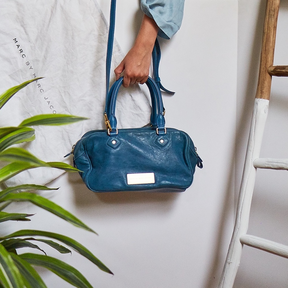 BNWOT Marc By Marc Jacobs Leather Zip Satchel