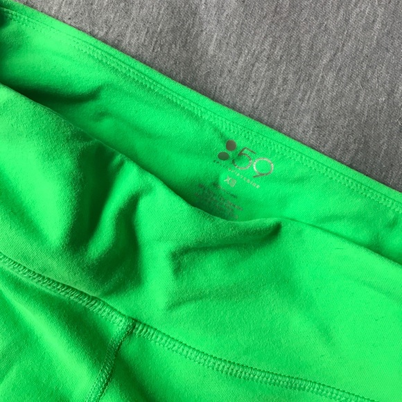 Splits59 bright green capris - Picture 2 of 2