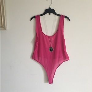 ASOS mesh thong bodysuit