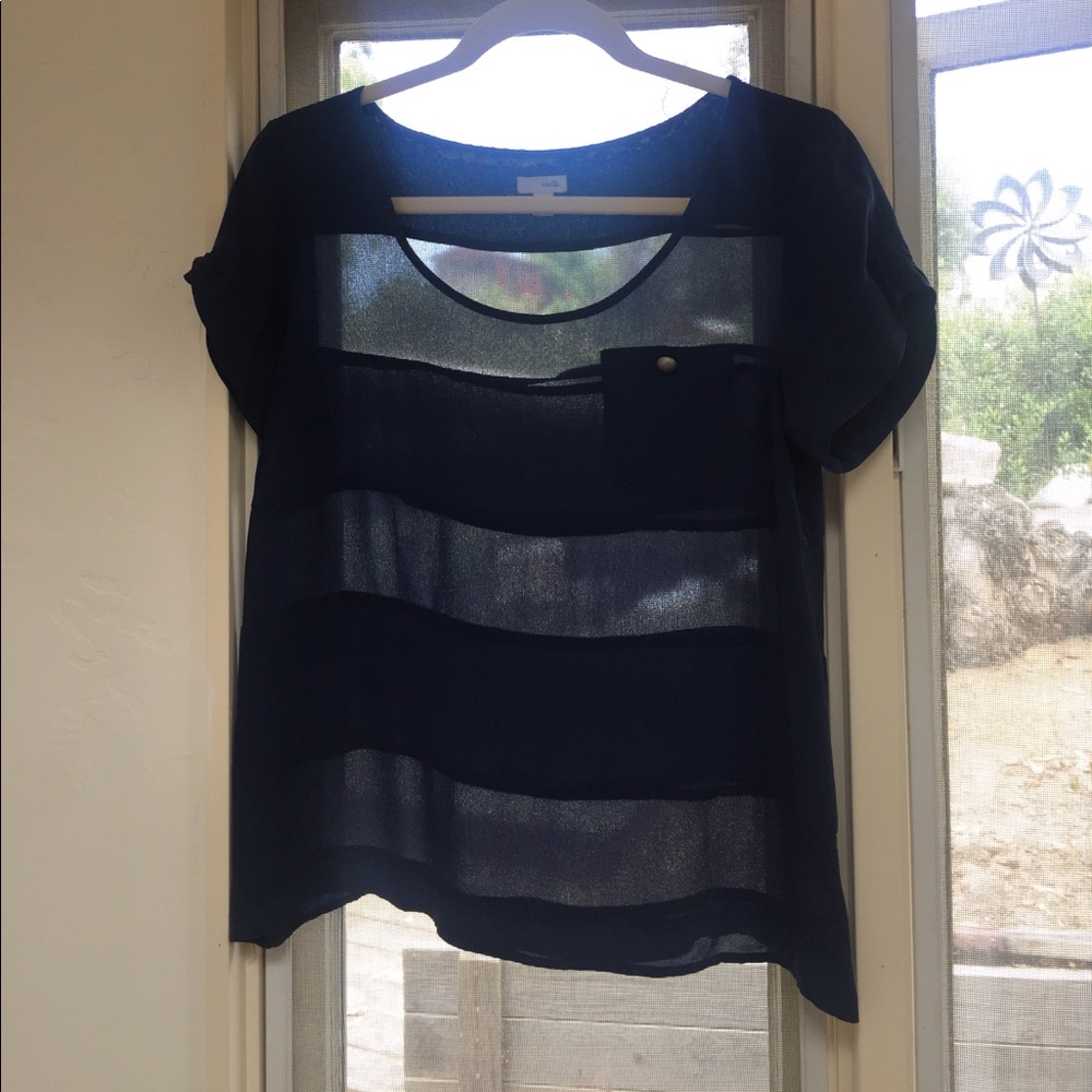 Navy blue dress shirt