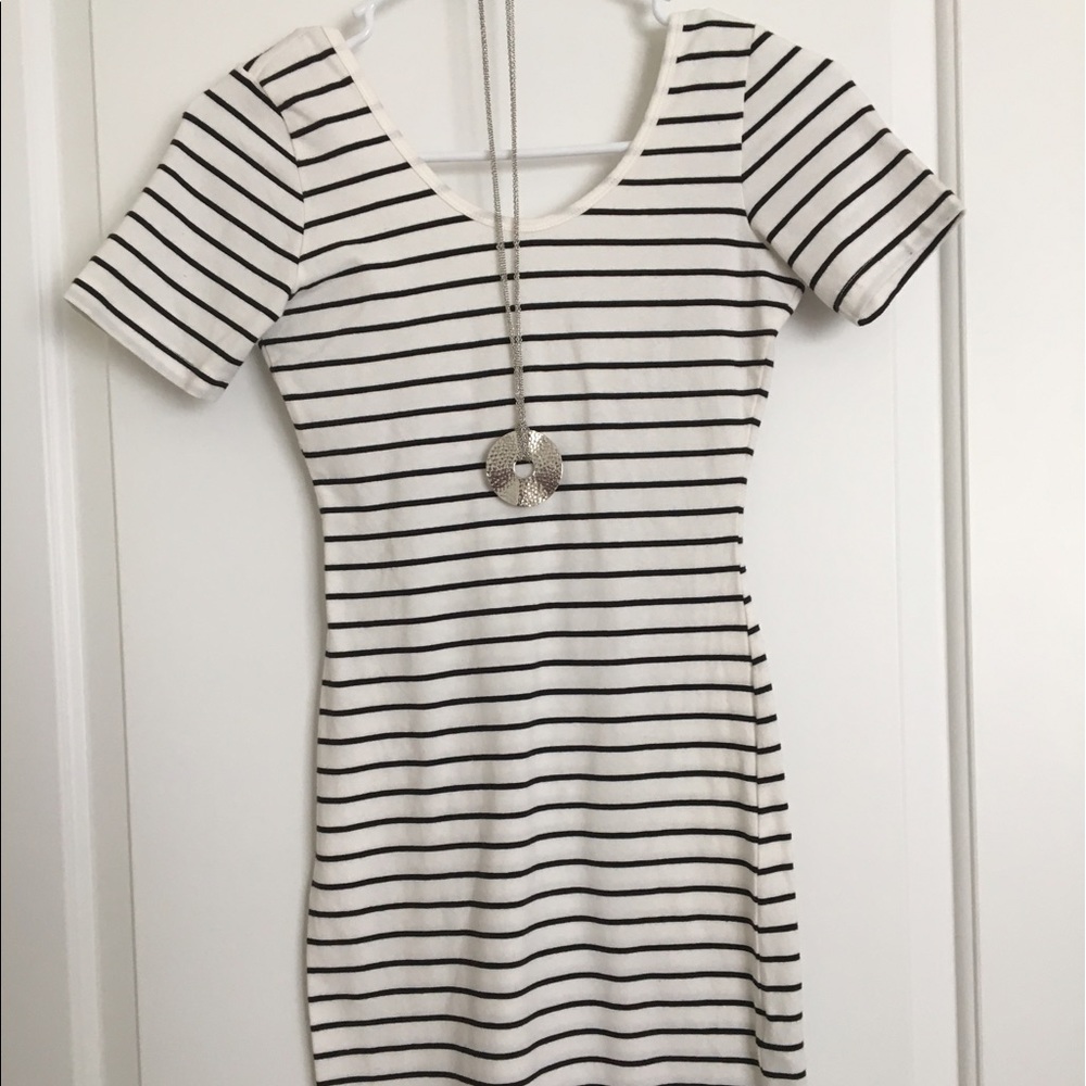 Black and white dress