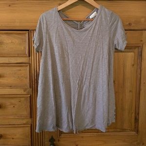 Grey Anthropologie shirt