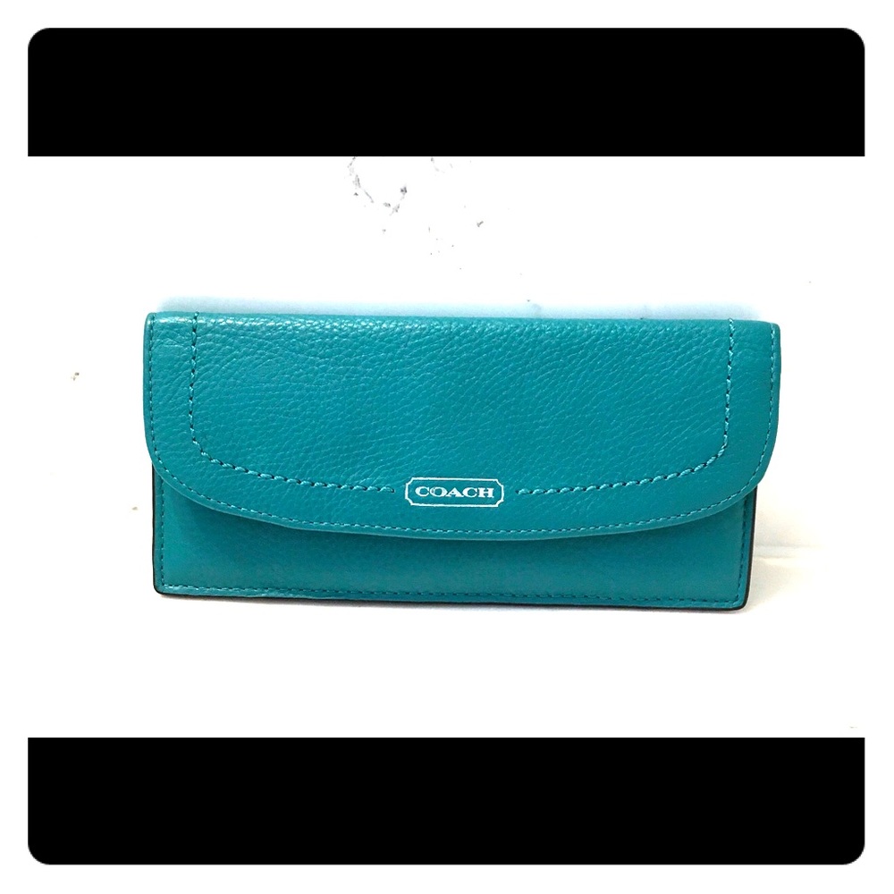 Coach Slim Envelope Leather Wallet