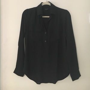 Ann Taylor Black Blouse