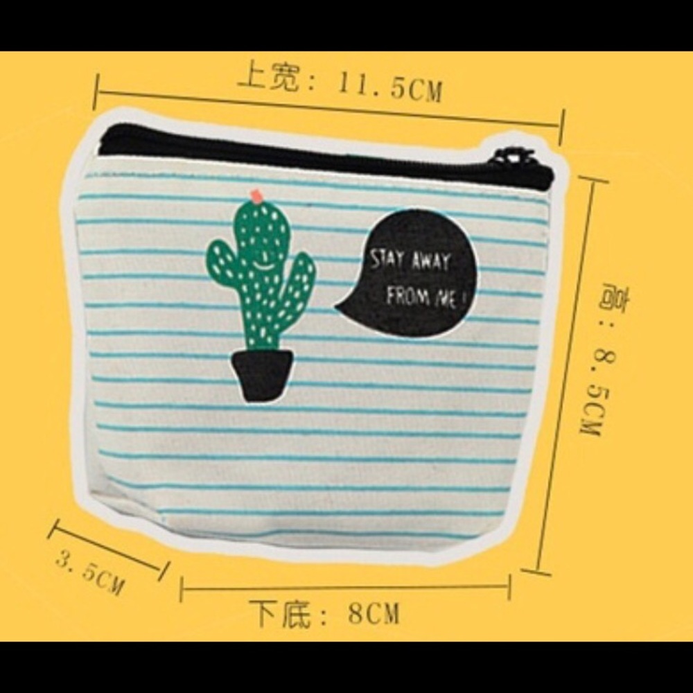 Cute Cactus Coin Purses - Picture 8 of 8
