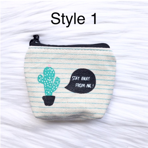 Cute Cactus Coin Purses - Picture 2 of 8