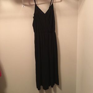 Black pantsuit.