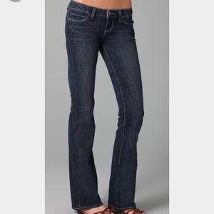 SALE PAIGE Bootcut Jeans Blue Wash Denim