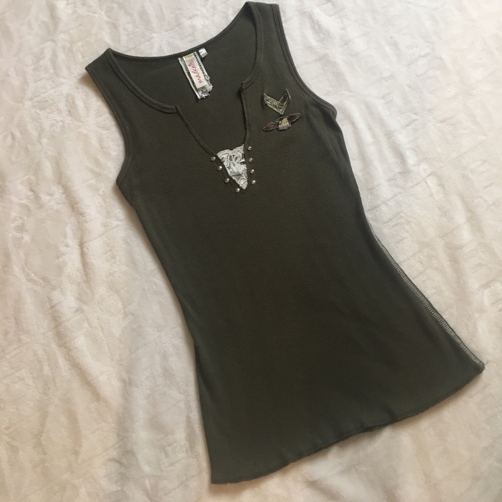 Decorative Air Force Tank Top