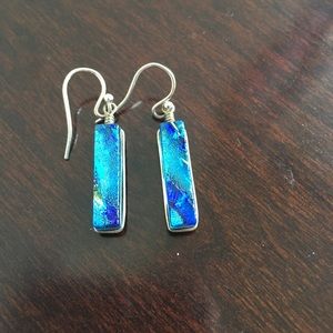 Real Blown Glass Earrings