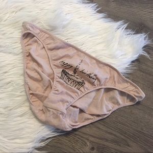 Free People 'Happy Birthday' Panties - NWT