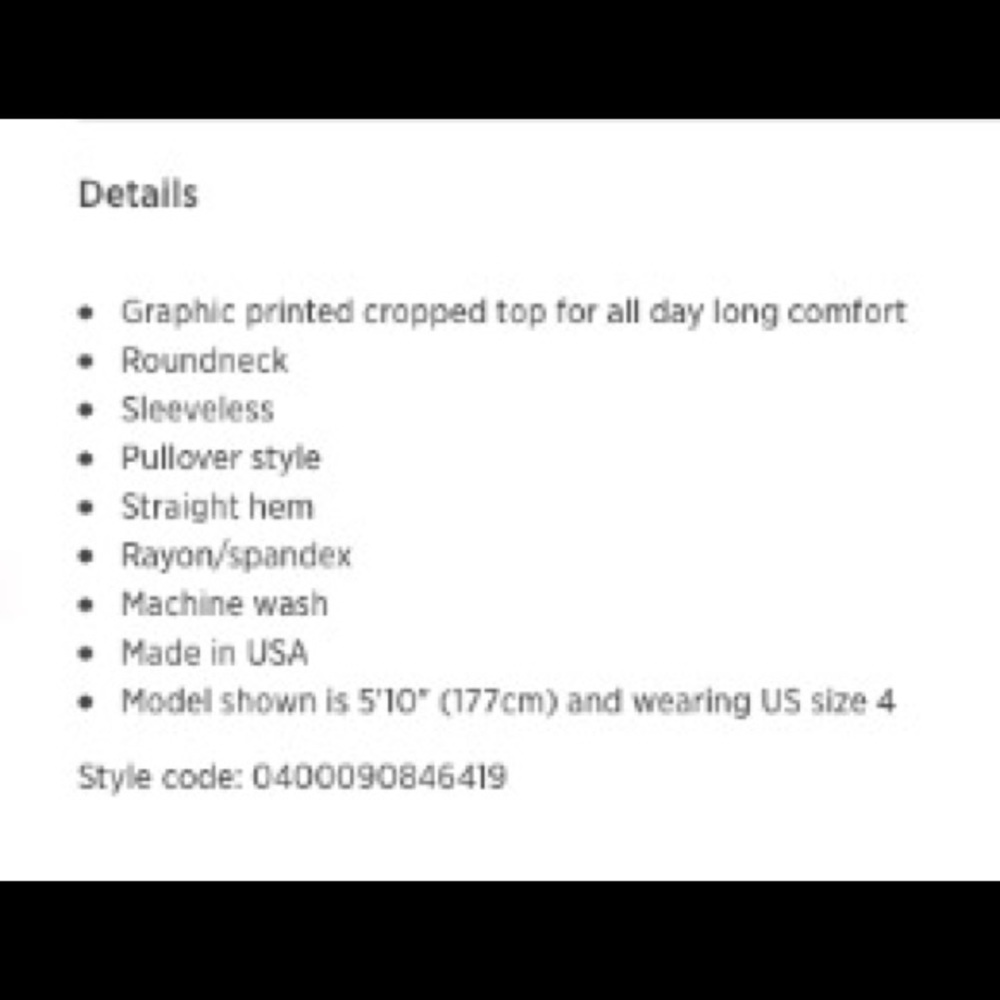 American Dreamin 1979 Gray Cropped Tank Top - Picture 4 of 4