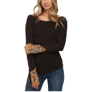 Free People Thermal Newbie Bali Babe Cuff top