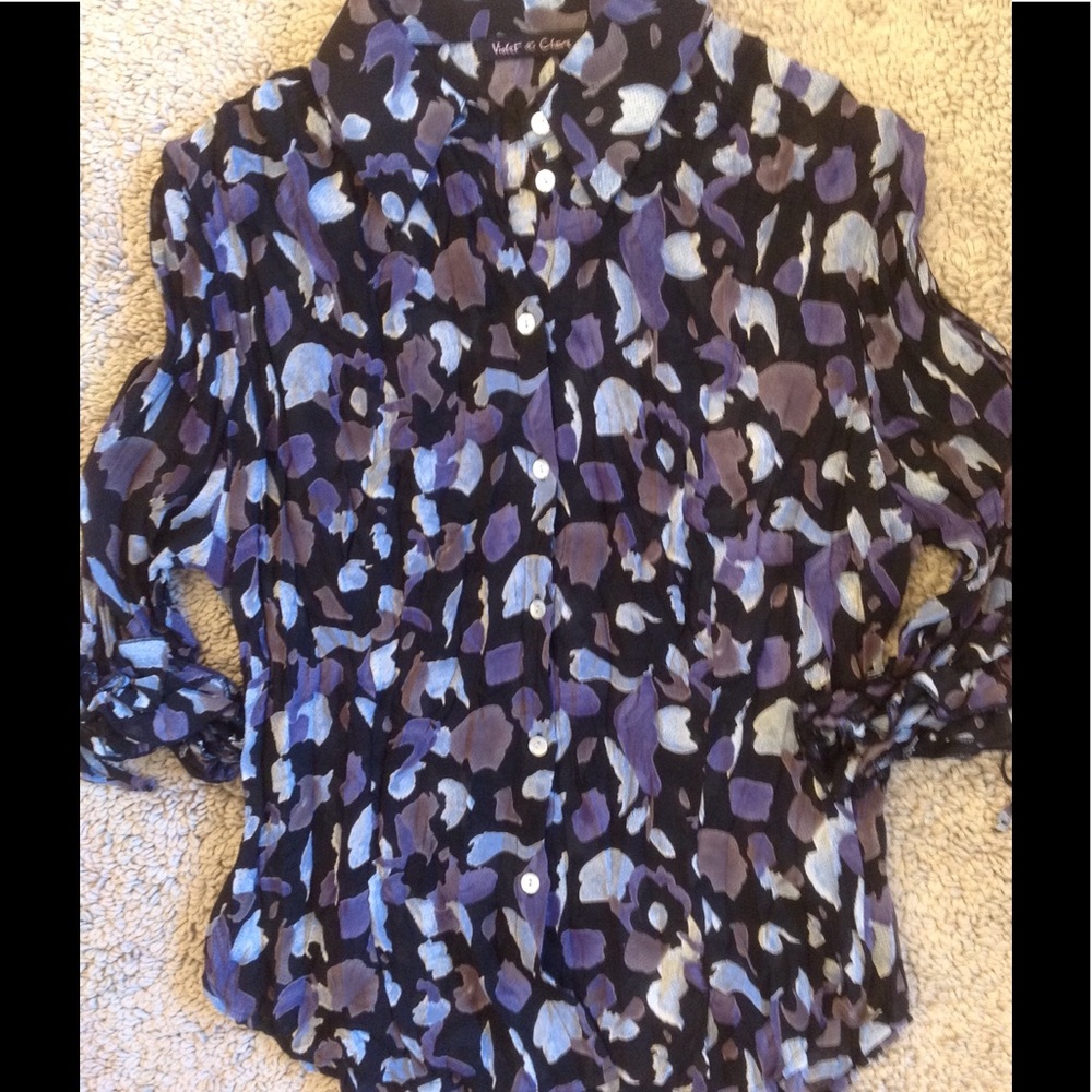 Fun Frilly Button Up Blouse