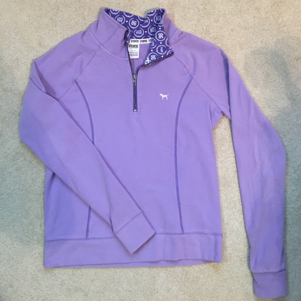 PINK Victoria Secret quarter zip sweatshirt