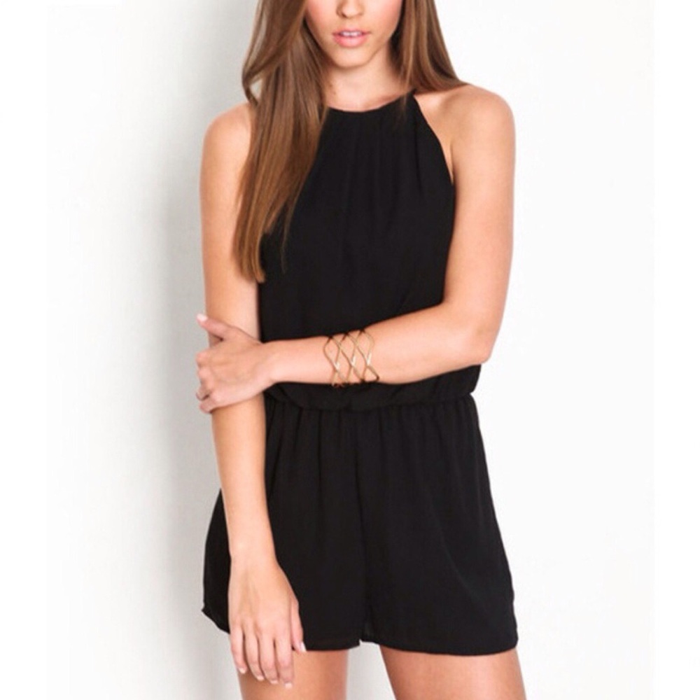 ❗️LAST ONE❗️5🌟Rated! 💣 Little Black Romper - Picture 3 of 7